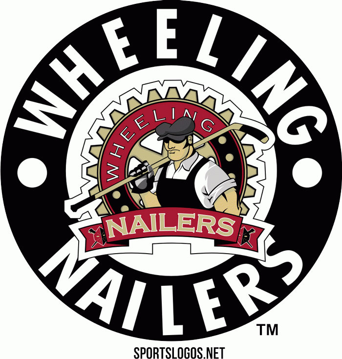 Wheeling Nailers 2007 08 Alternate Logo vinyl decal